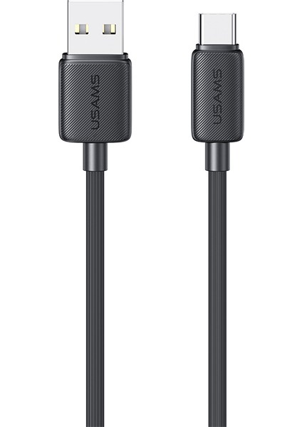 3m Usb'den Type C'ye 3A Telefon Şarj Kablosu Çizgili Veri Kablosu (Yurt Dışından)