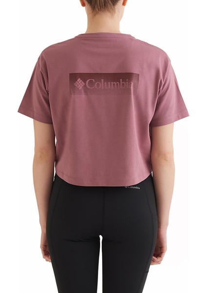 Csc Framed Halftone Logo Kadın Kısa Kollu Tişört fiyatları