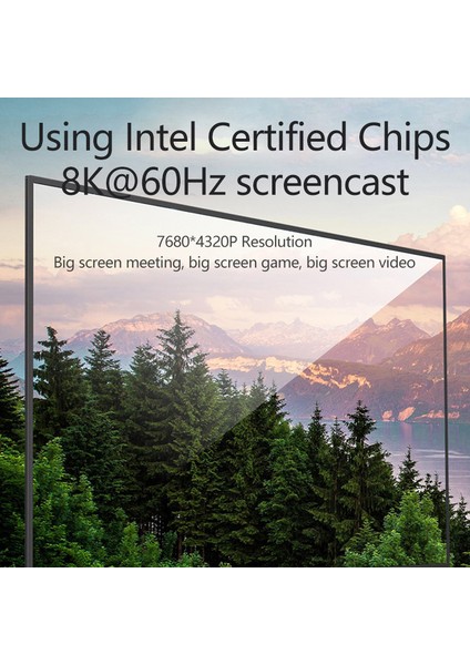 0 5m 100W 40GBPS 8k 60Hz Thunderbolt 4 Type C Veri Kablosu (Yurt Dışından)