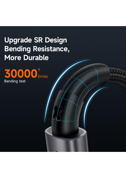 Mdd 1 5 M 60W Tip C'den Tip C Pd Telefon Hızlı Şarj Kablosu Veri Kablosu (Yurt Dışından)