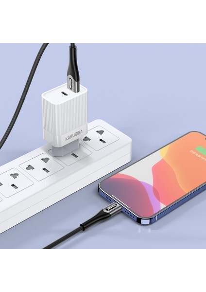 Xiaoyun Serisi 1.2m Tip C Lightning Pd 20W Telefon Akıllı Şarj Kablosu Veri Kablosu (Yurt Dışından)