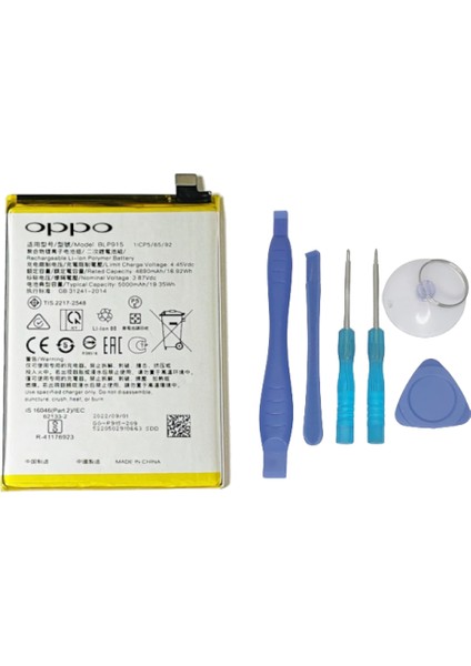 Oppo A17K - Blp915 -Batarya Pil Sıfır Orijinal + TAMİR SETİ