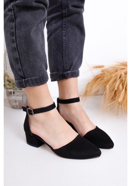 Dary Topuklu Siyah Süet Ayakkabı fiyatları