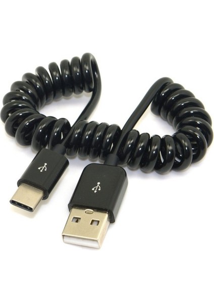 1m Bobin Kablosu USB 3.1 Tip C Erkek Standart USB 2.0 Nokia N1 Tablet Cep Telefonu İçin Erkek Veri Kablosu (Yurt Dışından)