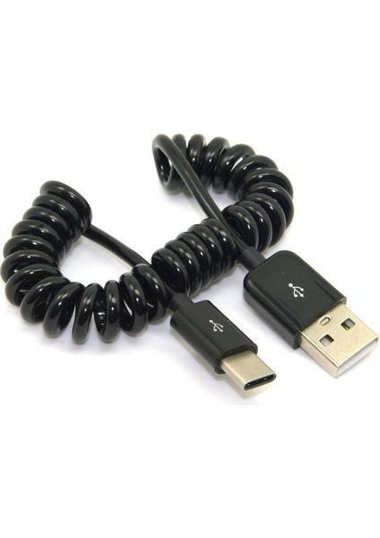 1m Bobin Kablosu USB 3.1 Tip C Erkek Standart USB 2.0 Nokia N1 Tablet Cep Telefonu İçin Erkek Veri Kablosu (Yurt Dışından)