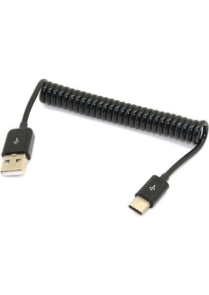 1m Bobin Kablosu USB 3.1 Tip C Erkek Standart USB 2.0 Nokia N1 Tablet Cep Telefonu İçin Erkek Veri Kablosu (Yurt Dışından)