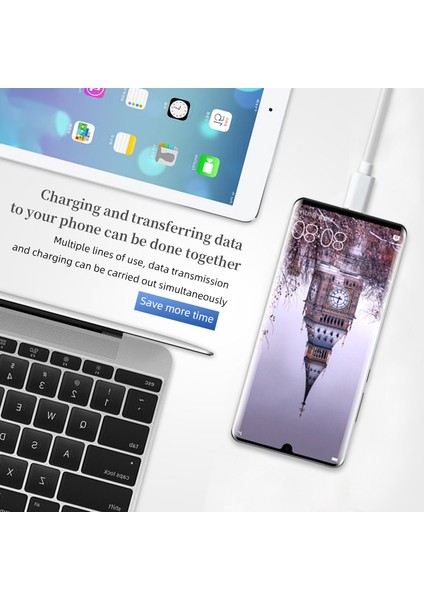 1 M Type C Şarj Kablosu Pvc Hızlı Şarj Kablosu USB Type C Veri Kablosu (Yurt Dışından)
