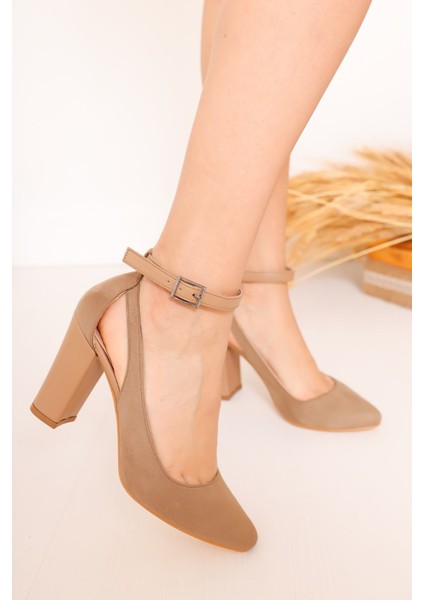 Lillian Topuklu Vizon Ayakkabı modelleri