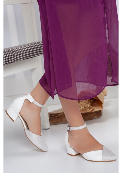 Holly Beyaz Cilt- Topuklu Ayakkabı fiyatları