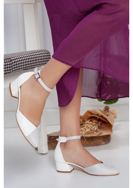 Holly Beyaz Cilt- Topuklu Ayakkabı modelleri