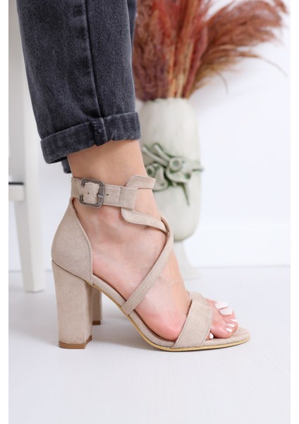 Ansley Topuklu Ten Ayakkabı