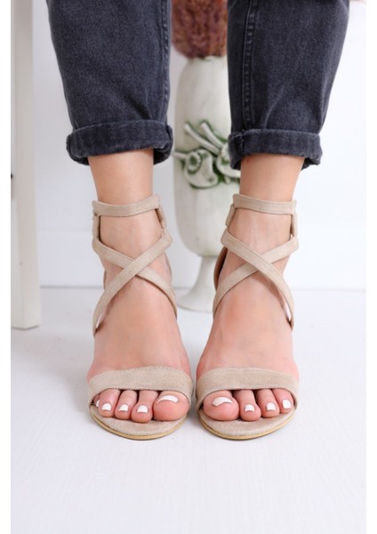 Ansley Topuklu Ten Ayakkabı modelleri