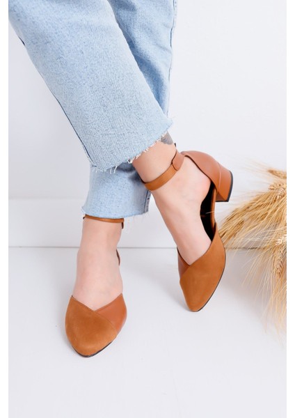 Holly Topuklu Kahve Cilt- Ayakkabı