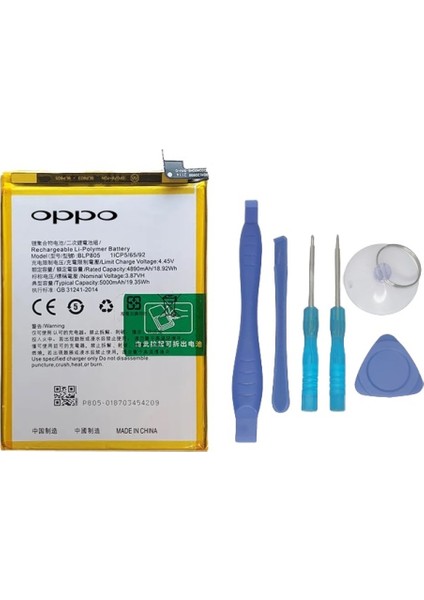 Oppo A53S - BLP805 - Batarya Pil Ve Tamir Seti
