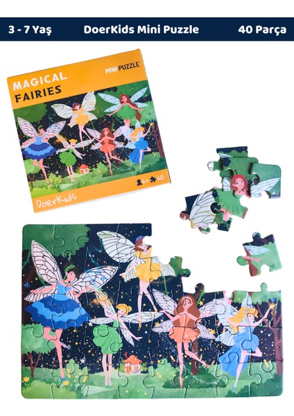 Büyülü Periler Fantastik Mini Puzzle