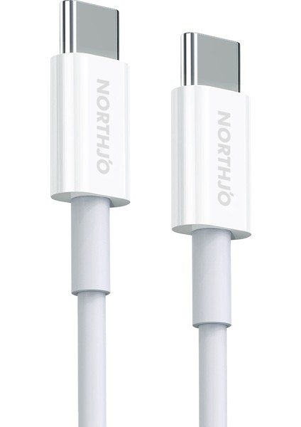 2m 60W USB C USB C Pd Hızlı Şarj Kablosu 480MBPS Veri Iletim Kablosu (Yurt Dışından)