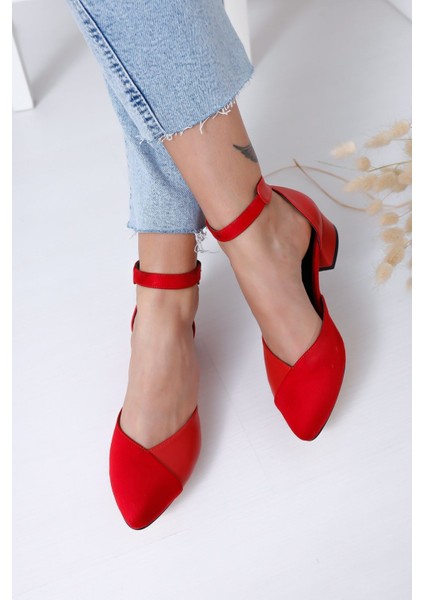 Holly Topuklu Kırmızı Cilt- Ayakkabı fiyatları