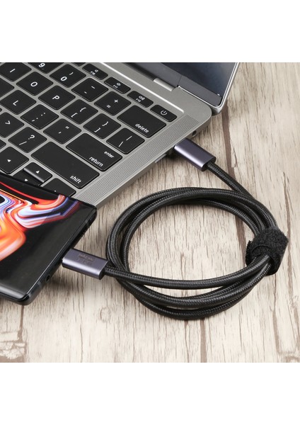 Seashell Digital USB C Veri Kablosu 20 Gbps Hızlı Iletim Kablosu 100 W Pd Hızlı Şarj 4K Video Çıkışı Naylon Örgülü Kablo 0 5 M (Yurt Dışından)