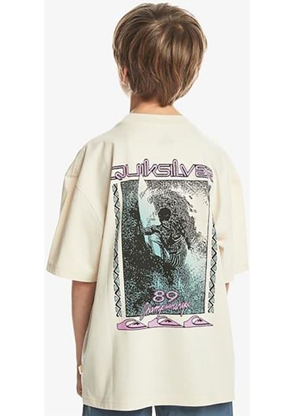 Back Flash Ss Youth Bej Çocuk T-Shirt