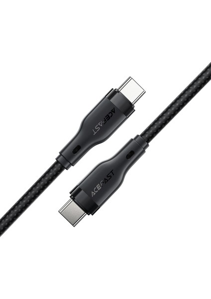 1 2 M Usb C Usb C Şarj Kablosu Kablosu 3A Örgülü Şarj Veri Kablosu (Yurt Dışından)