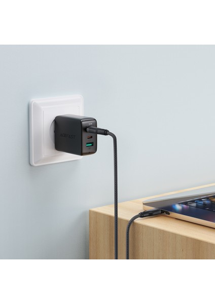 1 2 M Usb C Usb C Şarj Kablosu Kablosu 3A Örgülü Şarj Veri Kablosu (Yurt Dışından)