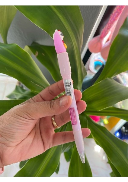 Hello Kitty Figürlü Işıklı 0.7 Uçlu Kalem