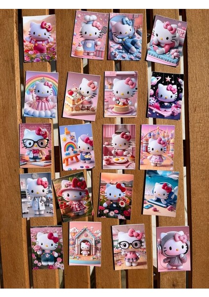 EyER Shoping Hello Kitty Animasyon 45 Adet Sticker Set