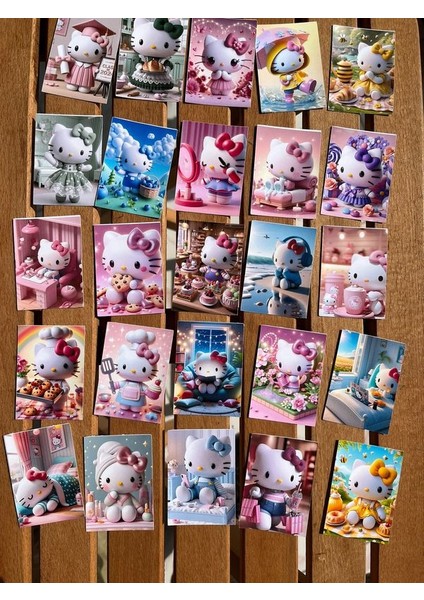 EyER Shoping Hello Kitty Animasyon 45 Adet Sticker Set