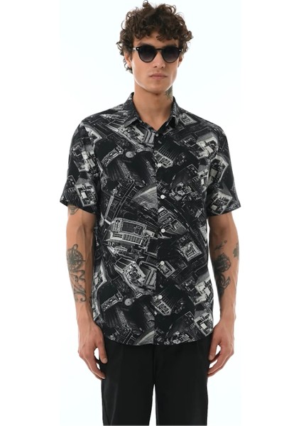 Erkek Shs Lf2035975 Black Gömlek