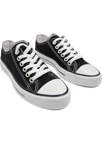 Melen Shoes Skyhike Siyah Kısa Rahat Sneaker Spor Ayakkabı