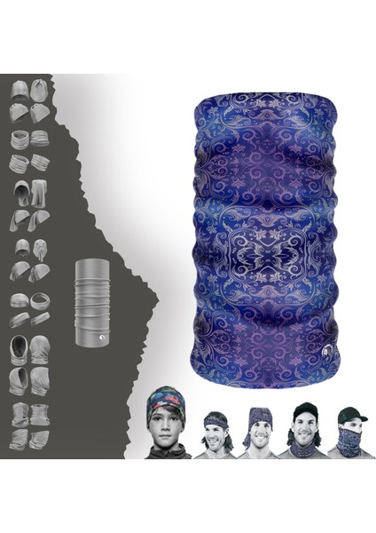 Sarmaşık Temalı Boyunluk Maske Baf Bandana