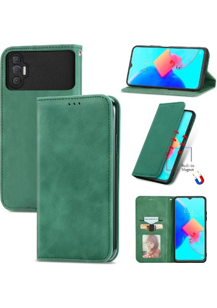 Tecno Spark 8p Kordon Deri Çanta Basit Iş Fermuar Için Kılıf (Yurt Dışından) fiyatları