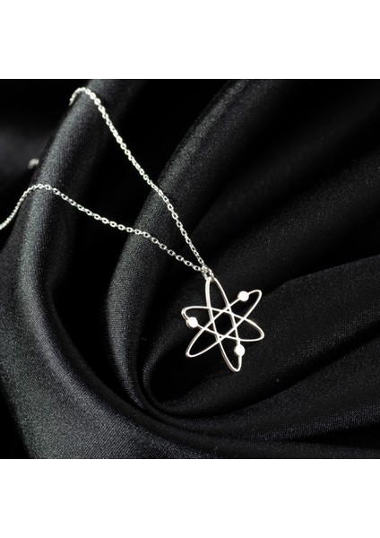 Kadın Gümüş Kolye Atomik Gümüş Kolye ,925 Ayar Gümüş Kolye, Gümüş, Rose Gold, Altın Kaplama Kolye modelleri