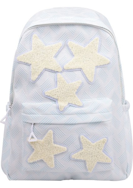 Bayan Ortaokul ve Lise Öğrencileri Için Çok Yönlü, Şık, Beş Köşeli Yıldız Okul Çantası, Japon Büyük Kapasiteli Gündelik Sırt Çantası (Yurt Dışından)