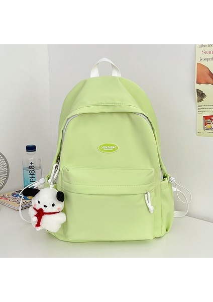 Sevimli Kız Okul Çantası Kadın Mini Küçük Sırt Çantası Ortaokul ve Lise Kızlar Hafif Basit Sırt Çantası (Yurt Dışından)