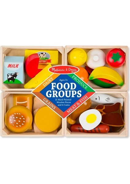 Melissa & Doug Ahşap Gıdalarımız