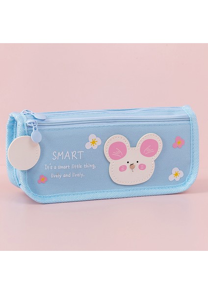 Ins Yüksek Görünümlü Kalem Çantası Büyük Kapasiteli Karikatür Basit Çok Katmanlı Kırtasiye Kutusu Kalem Çantası Ilkokul Öğrencisi Kırtasiye Çantası (Yurt Dışından)