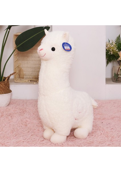 Alpaka Peluş Oyuncak Bebek Büyük Uyku Arkadaşı Bebek Yastık 55CM (Yurt Dışından)