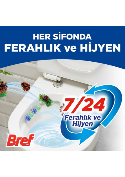 Power Aktiv Wc Blok Trio Çam