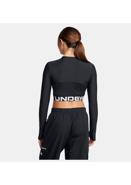 Kadın Ua Heatgear Rib 1/4 Fermuarlı Uzun Kollu Tişört 1388692-001 fiyatları