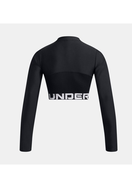 Kadın Ua Heatgear Rib 1/4 Fermuarlı Uzun Kollu Tişört 1388692-001 fırsatları