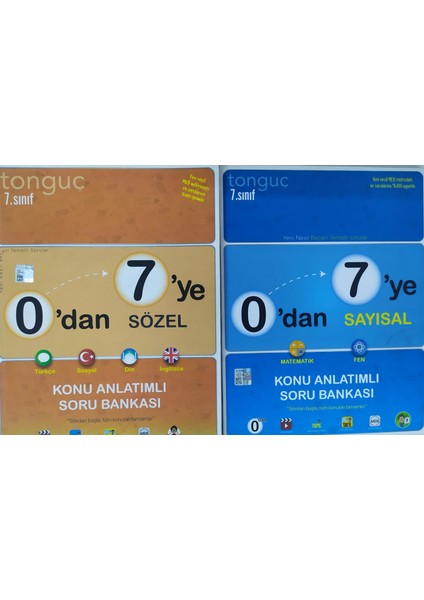 0'dan 7'ye Sayısal - Sözel Konu Anlatımlı Soru Bankası
