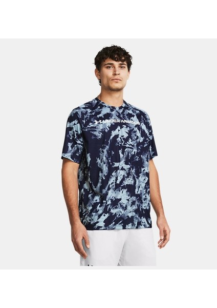 Erkek Ua Tech Abc Camo Kısa Kollu Tişört 1361698-410