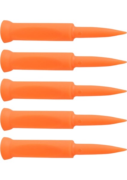 5 Golf Tees Golf Simülatörü Tees Aşınma Direnci I Tees Golf Orange (Yurt Dışından)