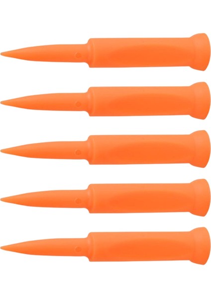 5 Golf Tees Golf Simülatörü Tees Aşınma Direnci I Tees Golf Orange (Yurt Dışından)
