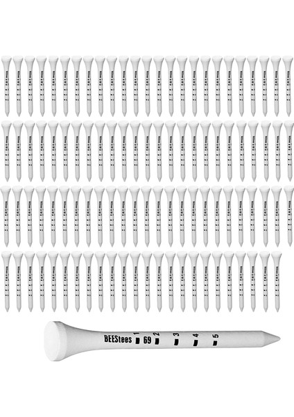 100X Golf Topları In D Golf Tee 69MM (Yurt Dışından) fiyatları