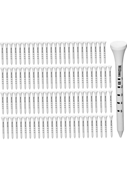 100X Golf Topları In D Golf Tee 69MM (Yurt Dışından) indirimleri