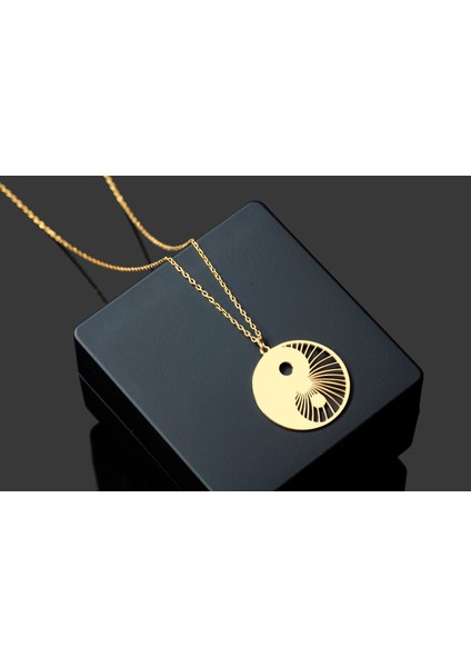 Yin Yang Kadın Kolye ,925 Ayar Gümüş Kolye, Gümüş, Rose Gold, Altın Kaplama Kolye fiyatları