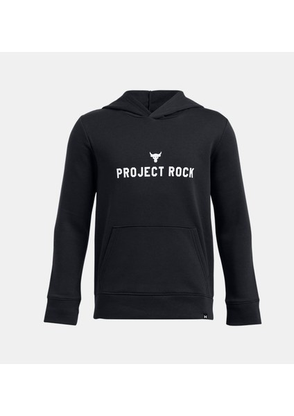 Çocuk Ua Project Rock Rival Kapüşonlu Üst 1386368-001