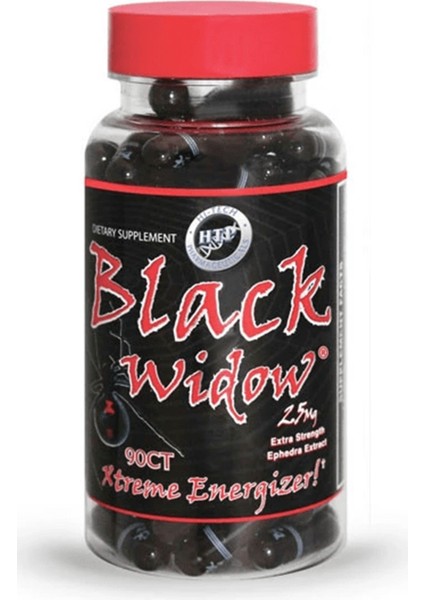 Black Widow Extreme Thermo Rx Fat Burner 25MG Brand Ephedra Extract